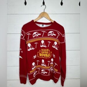Epic Games Fortnite Battle Royale Christmas Sweater - Size XL